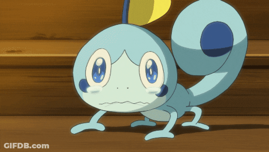 Crying Sobble Pokemon Disappear GIF