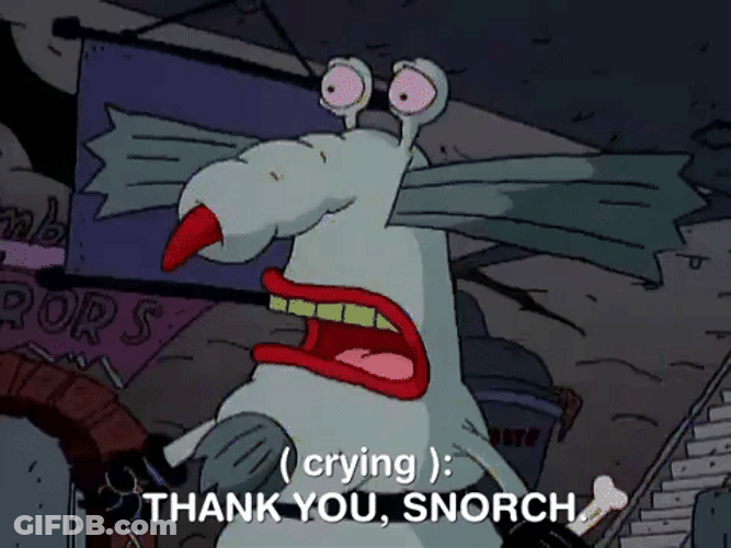 Crying Thank You The Gromble GIF