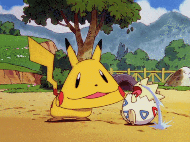 Crying Togepi Pokemon Funny Face GIF