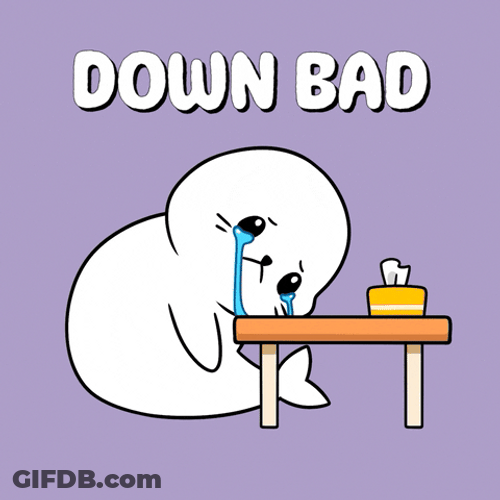 Crying White Seal In Despair GIF