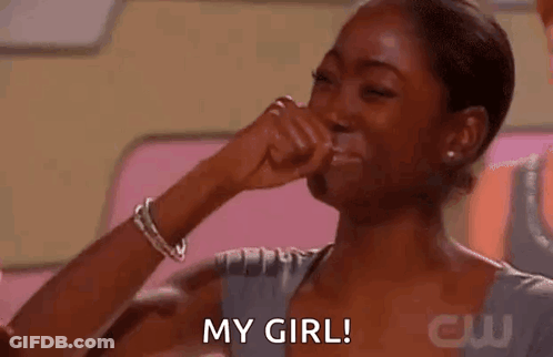 Crying Woman Covering Mouth Saying My Girl GIF