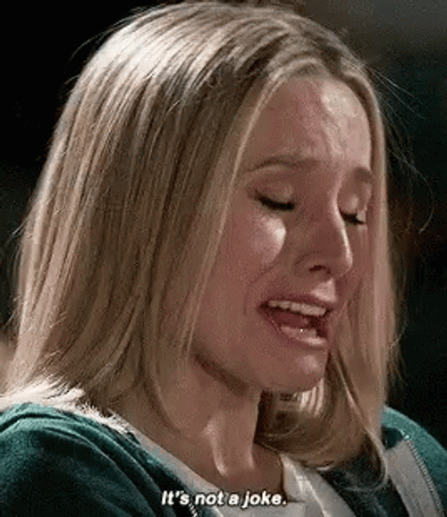 Crying Woman Its Not A Joke GIF