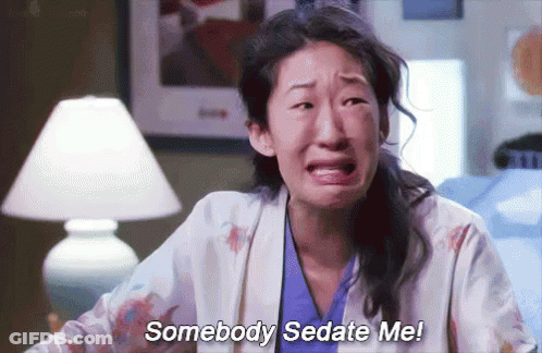 Crying Woman Saying Somebody Sedate Me GIF