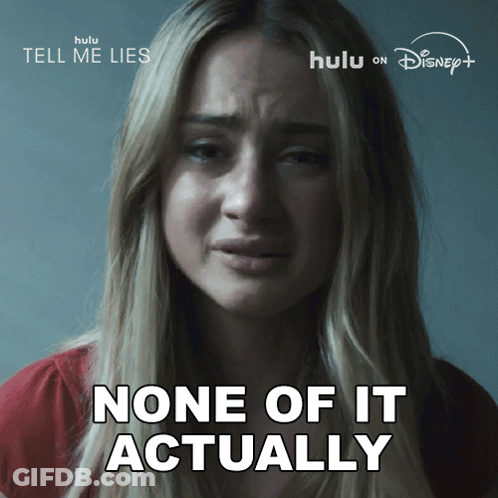 Crying Woman Tell Me Lies None Of It Actually GIF