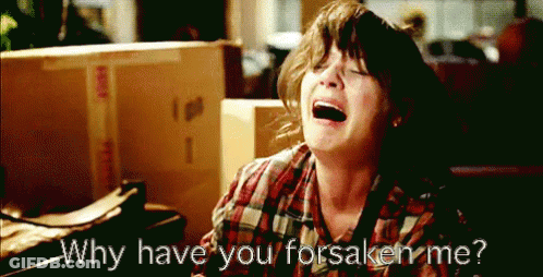 Crying Woman Why Have You Forsaken Me GIF