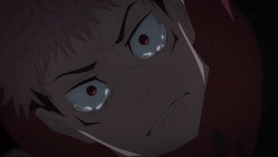 Crying Yuji Itadori GIF