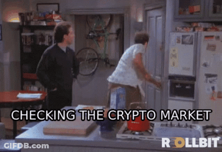 Crypto Market Chicken Roaster GIF
