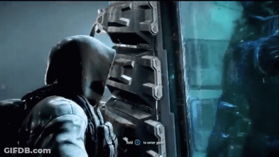 Crysis 3 Prophet Breaks Glass GIF