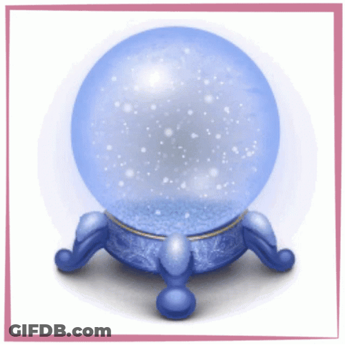 Crystal Ball Happy Birthday GIF