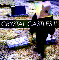 Crystal Castles II Poster Person In Graveyard GIF