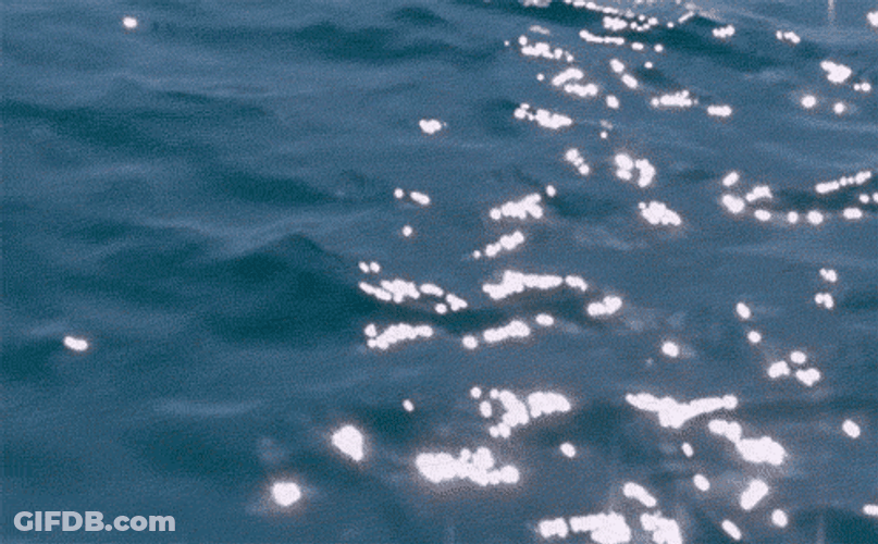 Crystals On Ocean Waves GIF