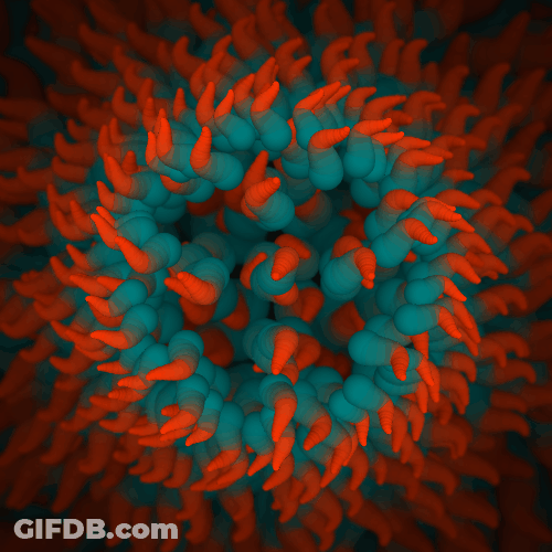 Cthulhu Tentacles Close Up Vector Art GIF