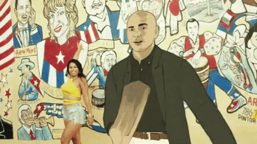 Cuba Dance Music Pitbull GIF