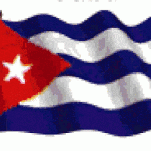 Cuba Flag Waving Sticker GIF