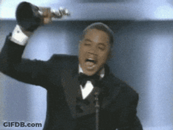 Cuba Gooding Jr Pumped Up Acceptance Speech GIF