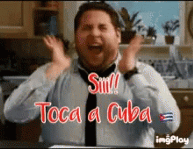 Cuba Scream Jonah Hill GIF