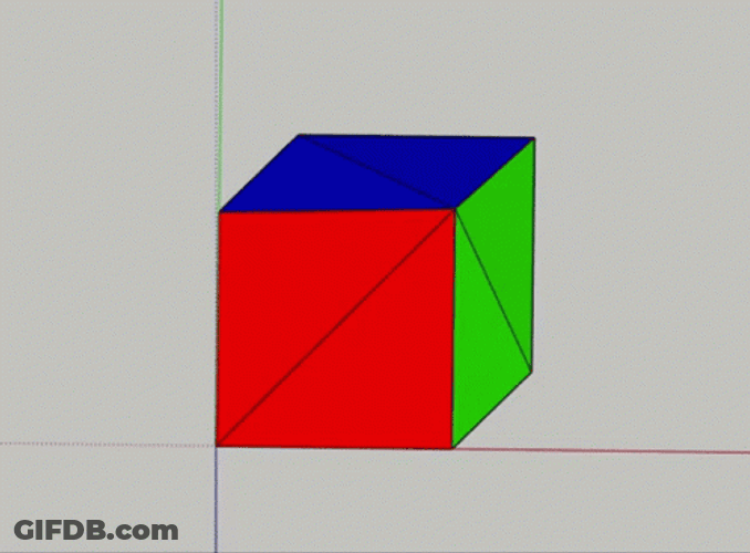 Cuboid Shapes Block Optical Illusions GIF