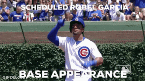 Cubs Baseball Player Thumbs Up In Crowd GIF