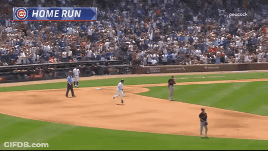 Cubs Home Run For The Win GIF