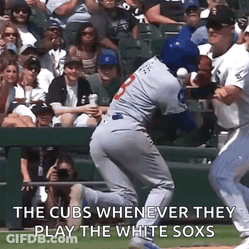 Cubs Playing White Sox Baseball GIF