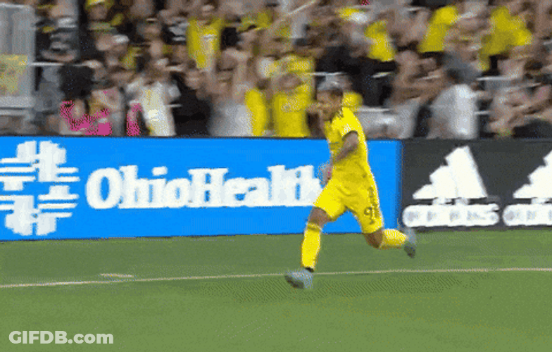 Cucho Hernandez Sliding On The Grass GIF