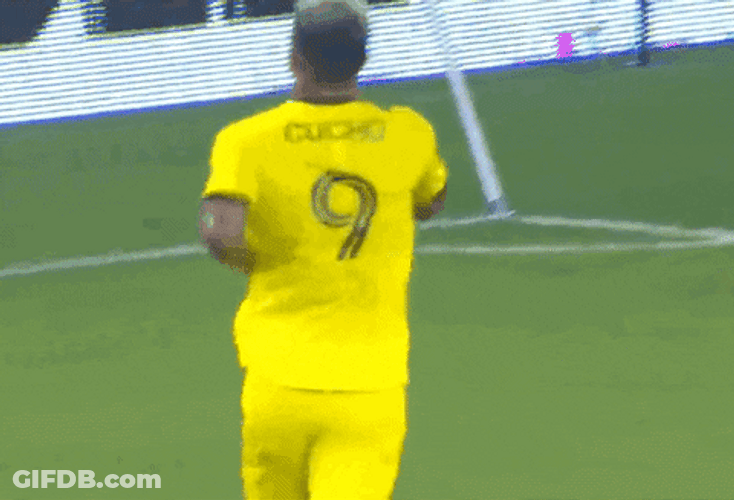 Cucho Hernandez Wagging His Fingers GIF