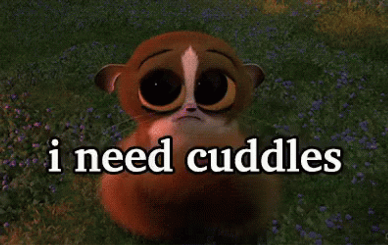 Cuddle Hamster Monster GIF