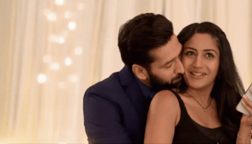 Cuddle Kiss And Back Hug GIF