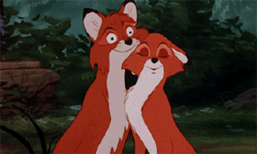 Cuddles The Fox And The Hound GIF