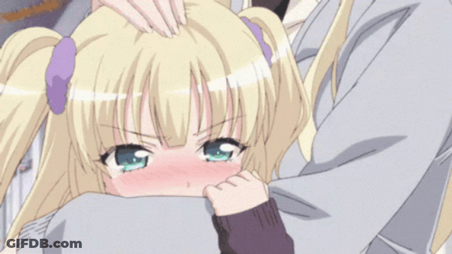 Cuddling Lolita Anime GIF