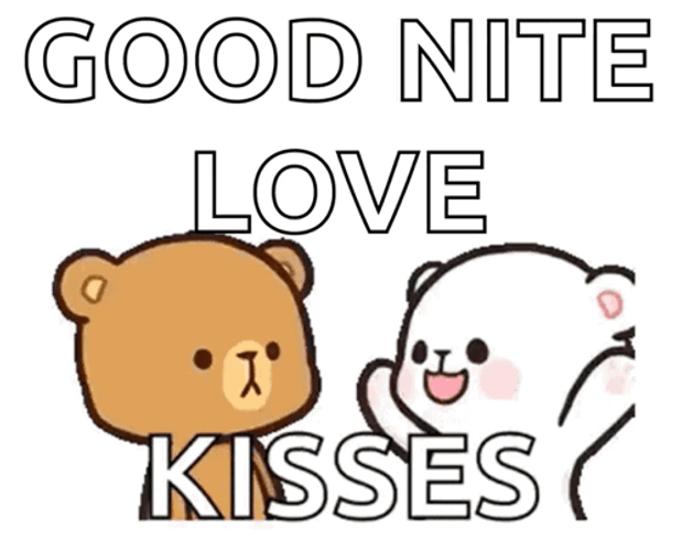 Cuddling Milk And Mocha Bear Good Nite Love GIF