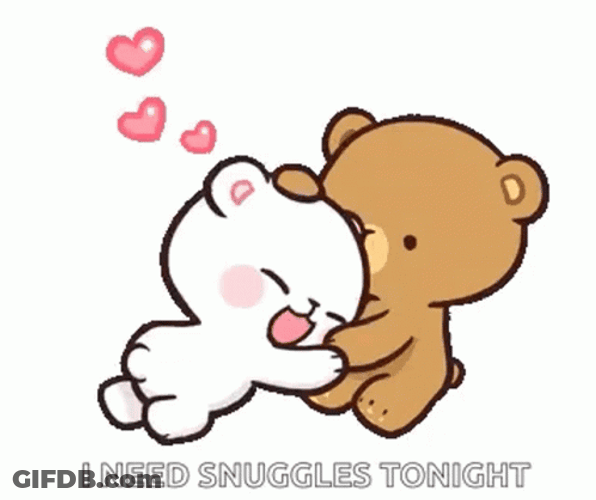 Cuddling Milk And Mocha Bear I Need Snuggles GIF