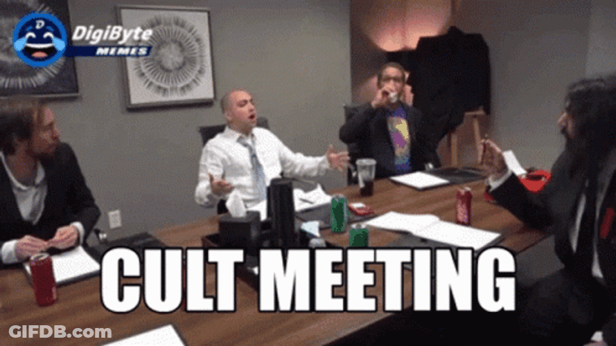 Cult Meeting Today GIF