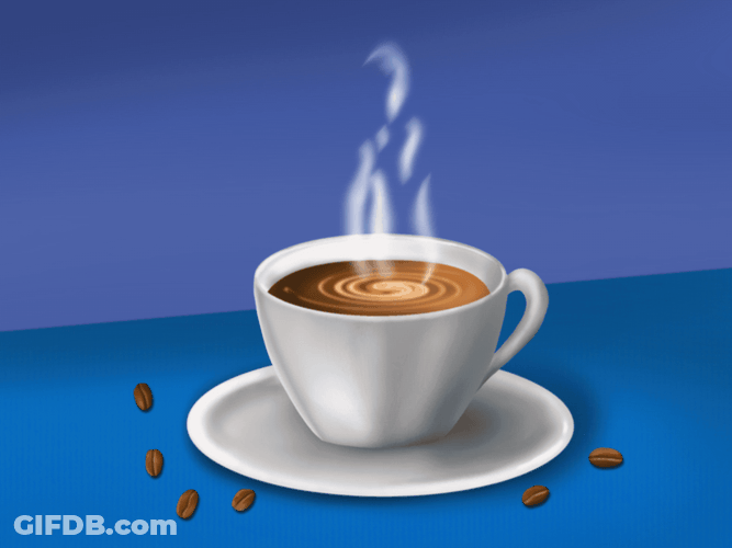 Cup Of Coffee Animation GIF