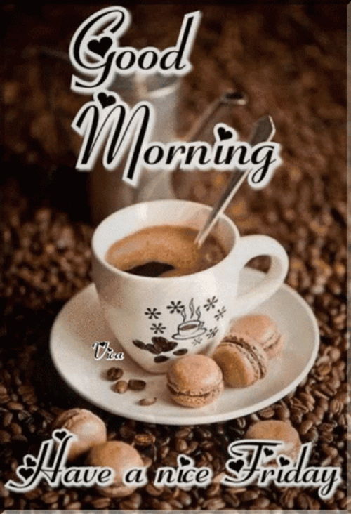Cup Of Coffee Friday Morning GIF