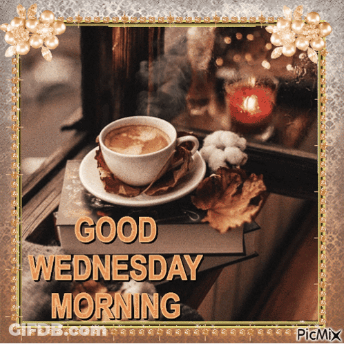 Cup Of Coffee Good Wednesday Morning GIF