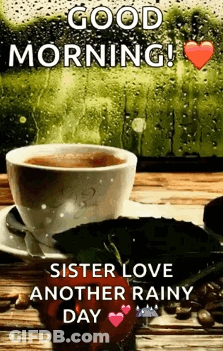 Cup Of Coffee On Saucer GIF