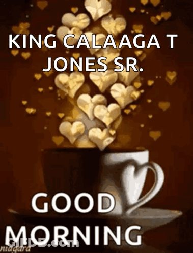 Cup Of Coffee With Hearts Good Morning GIF