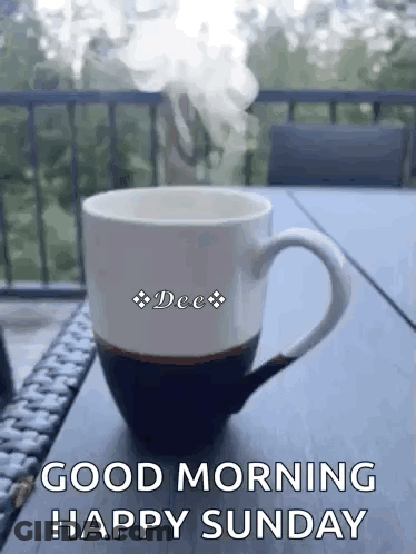 Cup Of Coffee With Steam GIF