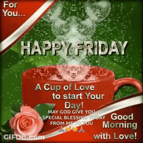 Cup Of Love Start Your Day GIF