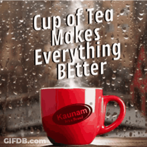 Cup Of Tea Makes Everything Better GIF