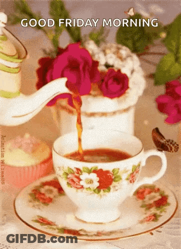 Cup Of Tea With Borkum GIF