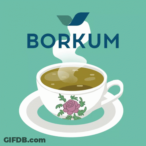 Cup Of Tea With Borkum GIF