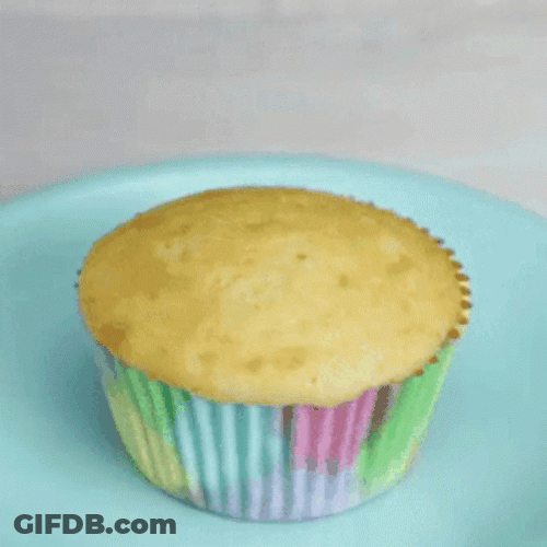 Cupcake Icing Decoration GIF