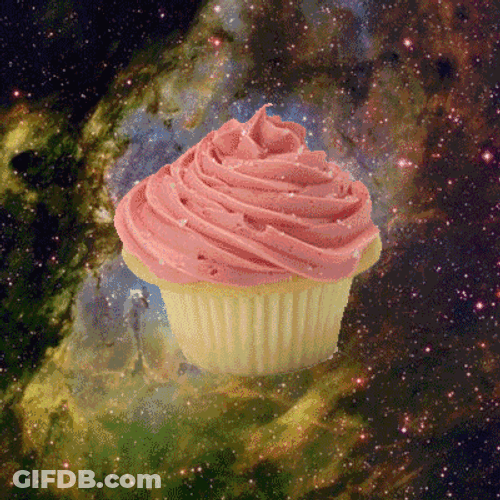 Cupcake Muffin Galaxy GIF