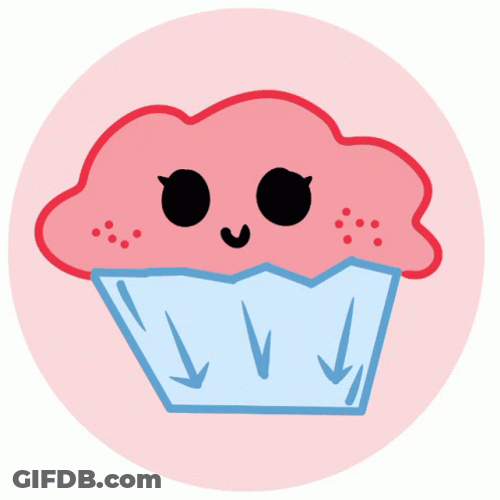Cupcake Pink Icons GIF