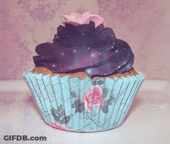 Cupcake Sparkling Icing GIF