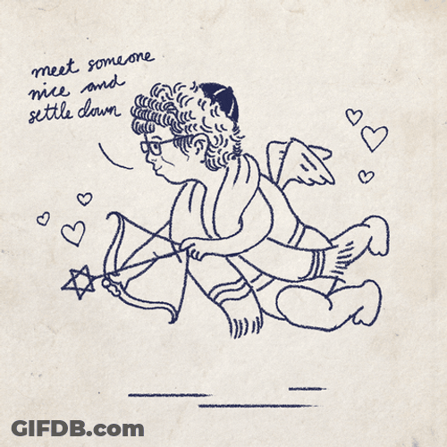 Cupid Flying Into Ground GIF
