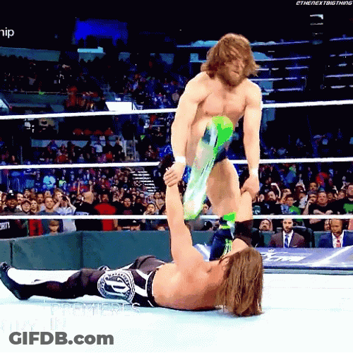 Curb Stomp Bryan Danielson GIF