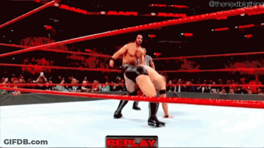 Curb Stomp Replay Seth Rollins GIF